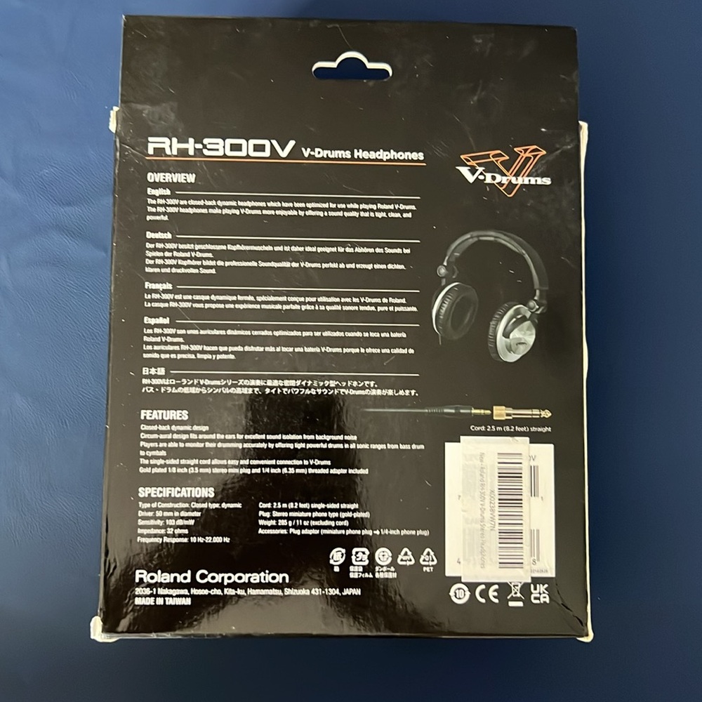 New in box V-Drums headphones - Picture 3 of 5